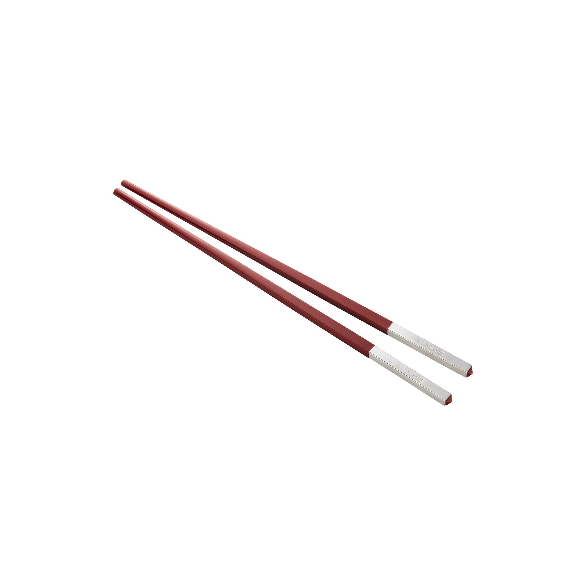 Christofle Set of Two Red Chinese Chopsticks and Chopsticks Rests — additional view