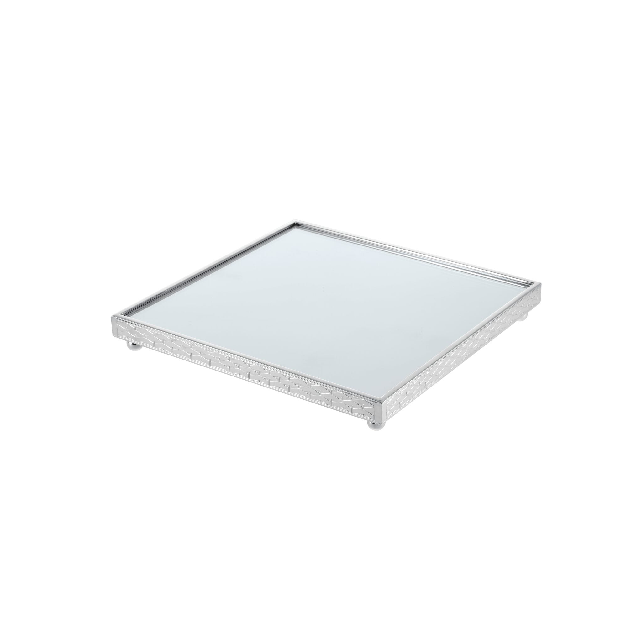 Christofle Sève d'Argent Silver-Plated Square Tray Surtout — additional view