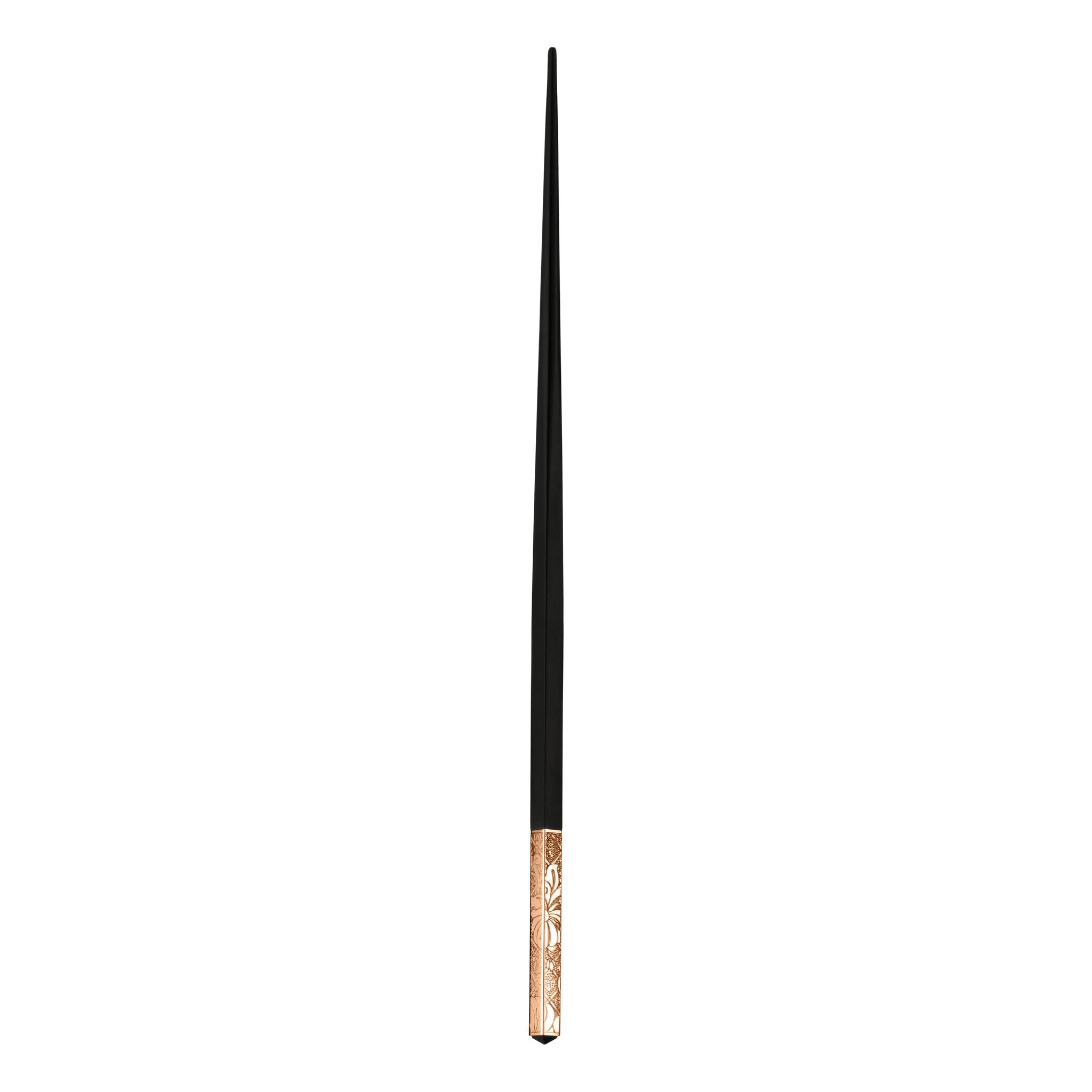 Christofle Jardin d'Eden Rose Gold Japanese Chopsticks — additional view