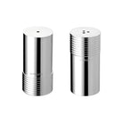 Christofle K+T Silver-Plated Salt & Pepper Shaker Set in silver-plate on a white background