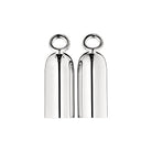 Christofle Silver-Plated Salt & Pepper Shaker Set in silver-plate on a white background