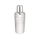 Christofle Graphik Silver-Plated Cocktail Shaker in silver-plate on a white background