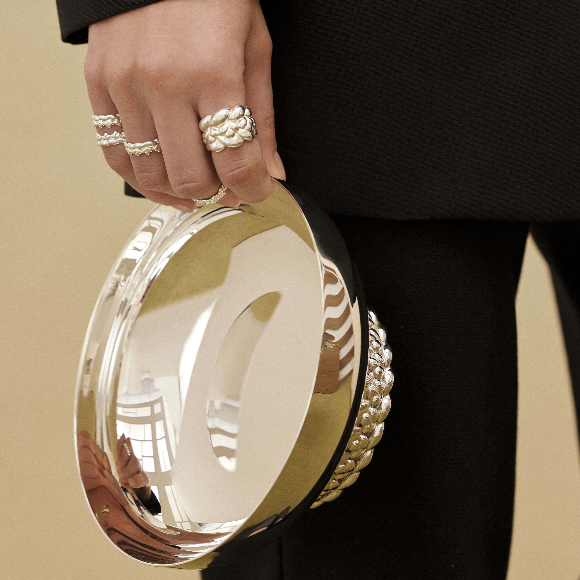 Christofle Babylone Small Silver Plated Bowl — additional view