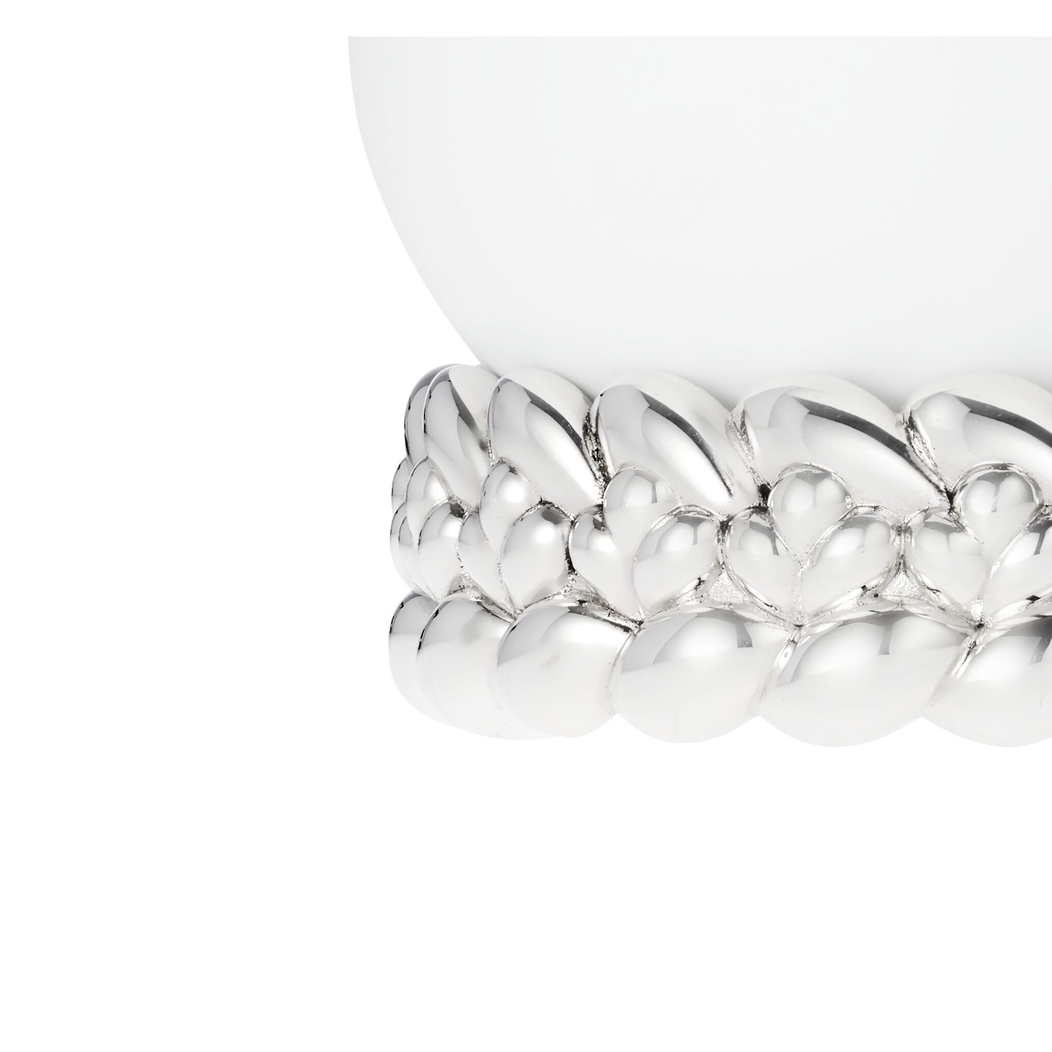 Christofle Babylone Small Porcelain Vase — additional view