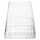 Christofle Small Crystal Vase in crystal on a white background
