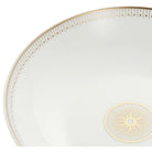 Christofle Malmaison Porcelain Soup Cereal Bowl Gold Finish — additional view