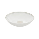 Christofle Malmaison Porcelain Soup Cereal Bowl Platinum Finish — additional view