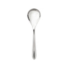 Christofle L'Ame de Christofle Stainless Steel Cream Soup Spoon in stainless steel on a white background