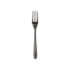 Christofle L'Ame de Christofle Black Stainless Steel Dessert Fork in stainless steel on a white background