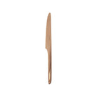 Christofle L'Ame de Christofle Stainless Steel Dessert Knife - Copper Colour in stainless steel on a white background