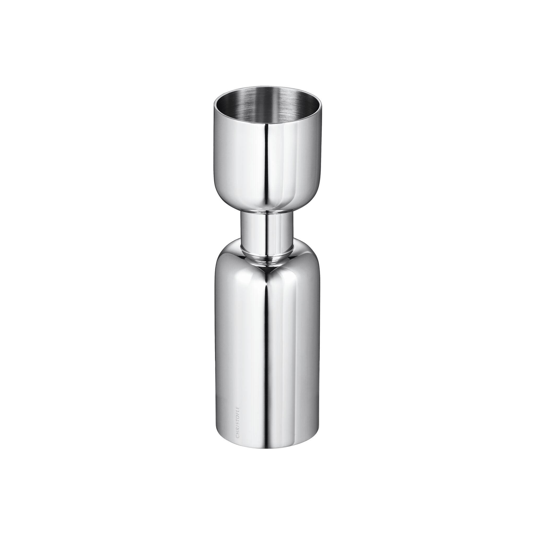 Christofle Oh de Christofle Stainless Steel Jigger in stainless steel on a white background