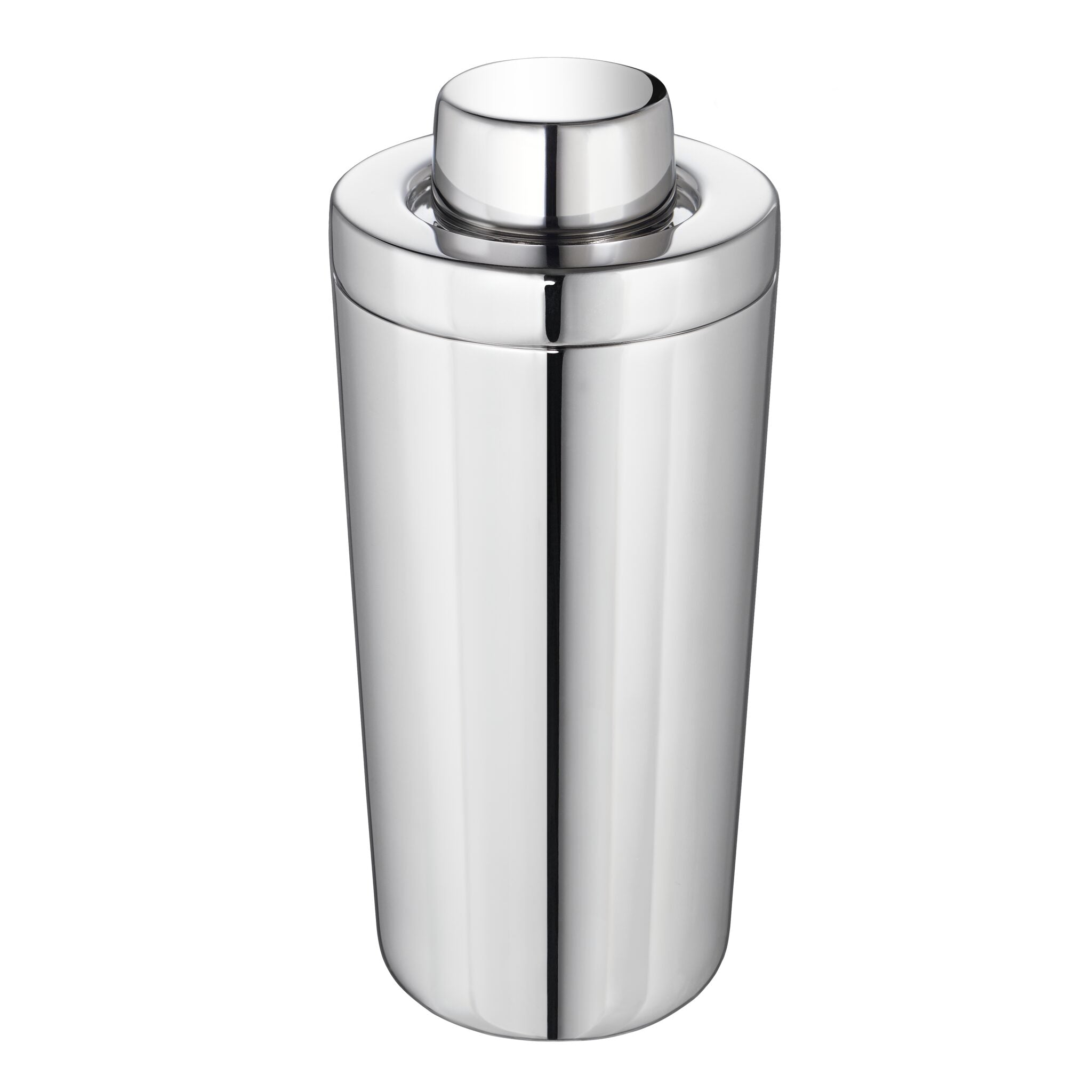 Christofle Oh de Christofle Stainless Steel Shaker in stainless steel on a white background