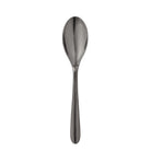 Christofle L'Ame de Christofle Black Stainless Steel Soup Spoon in stainless steel on a white background