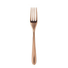 Christofle L'Ame de Christofle Stainless Steel Table Fork - Copper Colour in stainless steel on a white background