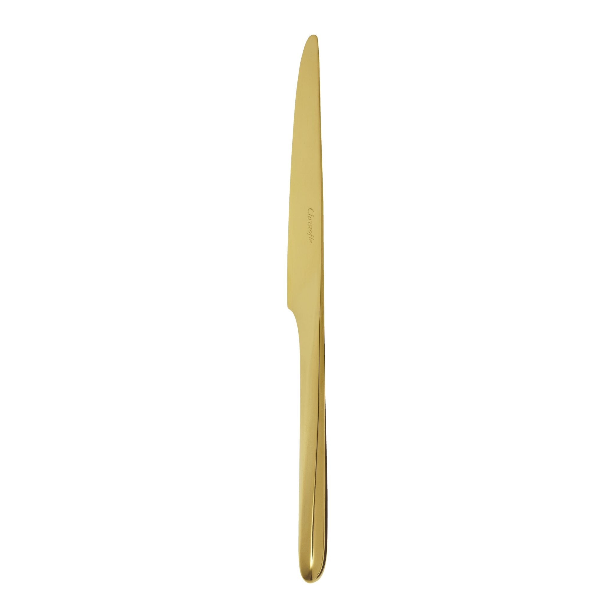 Christofle L'Ame de Christofle Stainless Steel Table Knife - Gold Colour — additional view