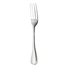Christofle Malmaison Sterling Silver Standard Luncheon Fork in sterling silver on a white background