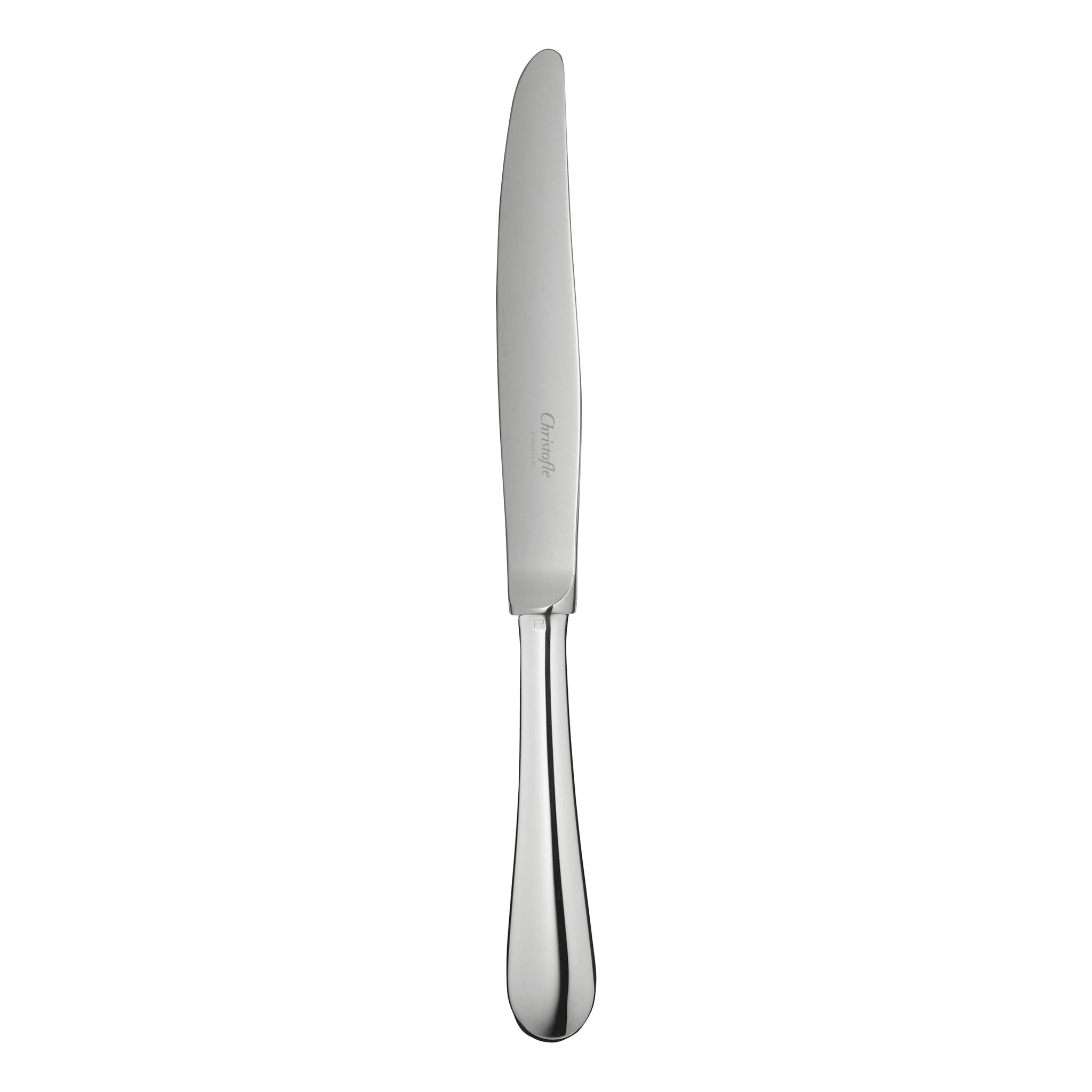 Christofle Fidelio Silver-Plated Standard Knife in sterling silver on a white background