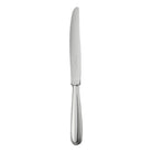 Christofle Perles Sterling Silver Standard Luncheon Knife in sterling silver on a white background
