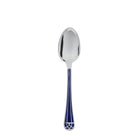 Christofle Silver-Plated Standard Spoon - Marbled Blue in silver-plate on a white background