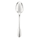 Christofle Cluny Silver-Plated Soup Spoon in silver-plate on a white background