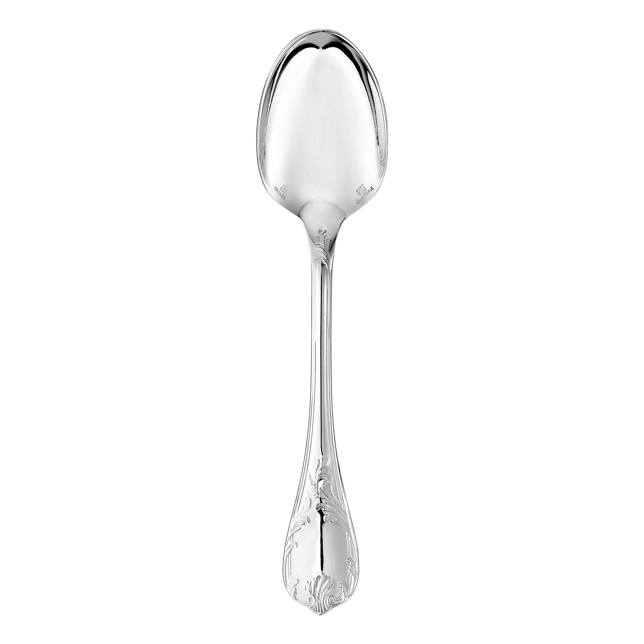 Christofle Marly Silver-Plated Standard Spoon in silver-plate on a white background