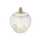 Christofle Malmaison Gold Finish Porcelain Sugar Bowl — additional view