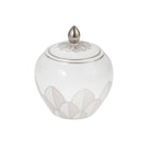 Christofle Malmaison Platinum Finish Porcelain Sugar Bowl — additional view