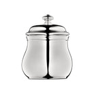 Christofle Albi Silver-Plated Sugar Bowl with Lid in silver-plate on a white background