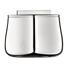 Christofle Silver Time Silver-Plated Lidded Sugar Bowl in silver-plate on a white background