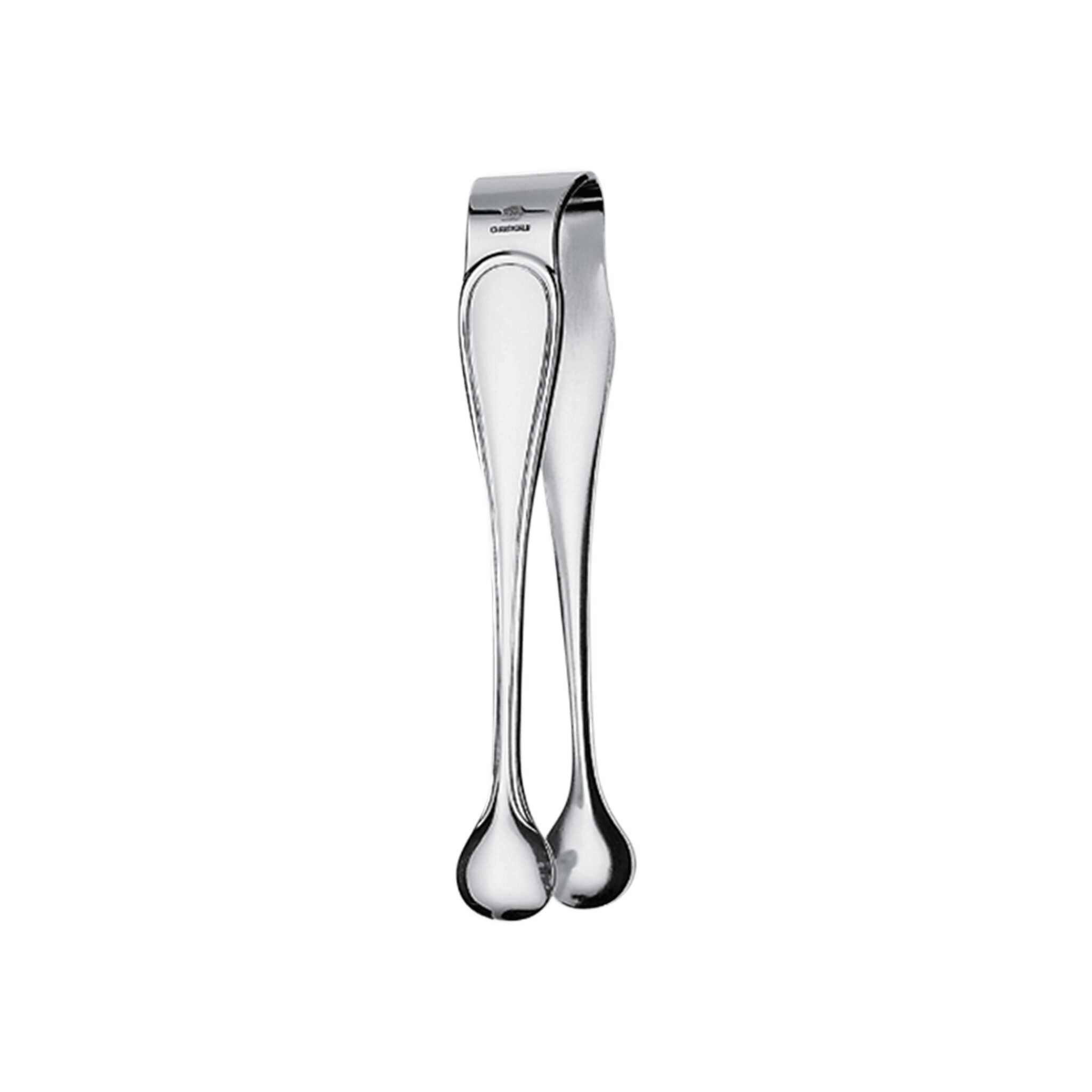 Christofle Albi Silver-Plated Sugar Tongs in silver-plate on a white background