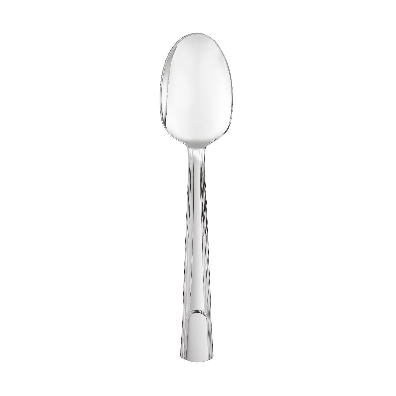 Christofle Hudson Stainless Steel Table Spoon in stainless steel on a white background