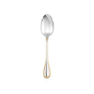 Christofle Malmaison Partially Gilded Silver-plated Table Spoon in silver-plate on a white background