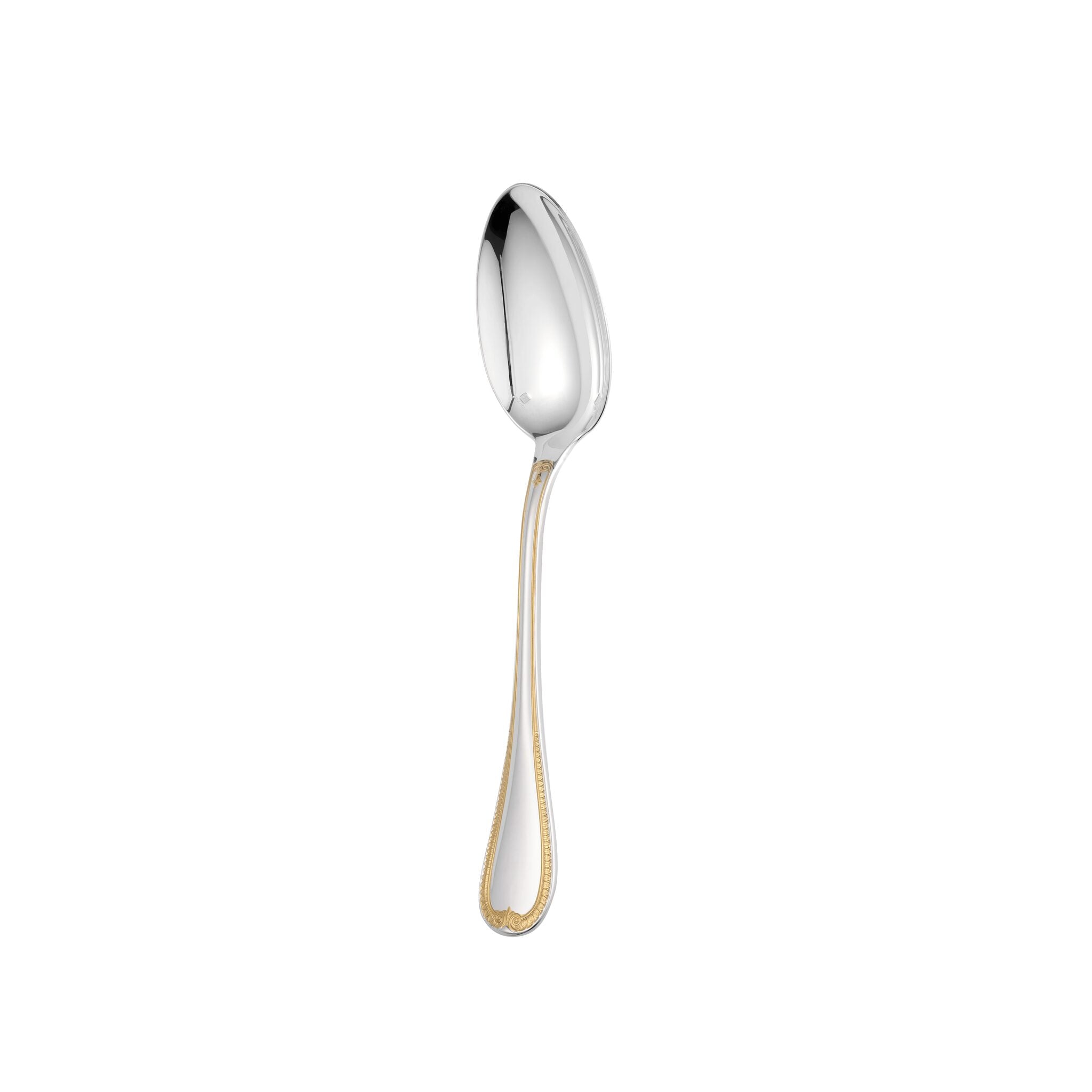 Christofle Malmaison Partially Gilded Silver-plated Table Spoon — additional view
