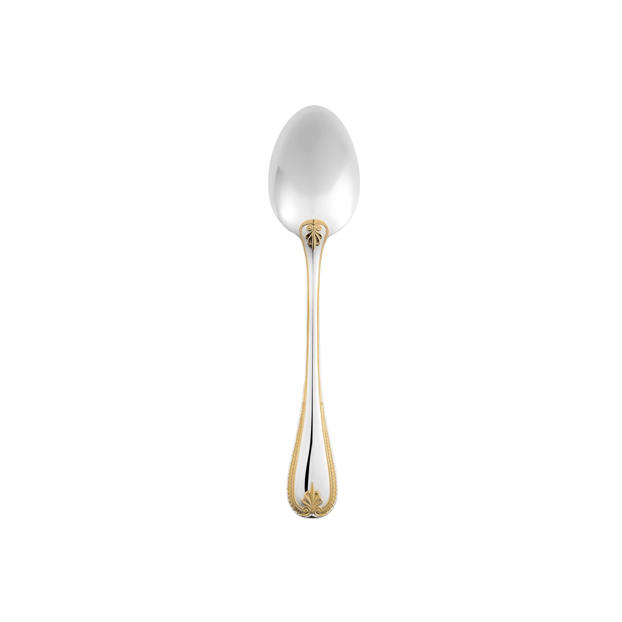 Christofle Malmaison Partially Gilded Silver-plated Table Spoon — additional view