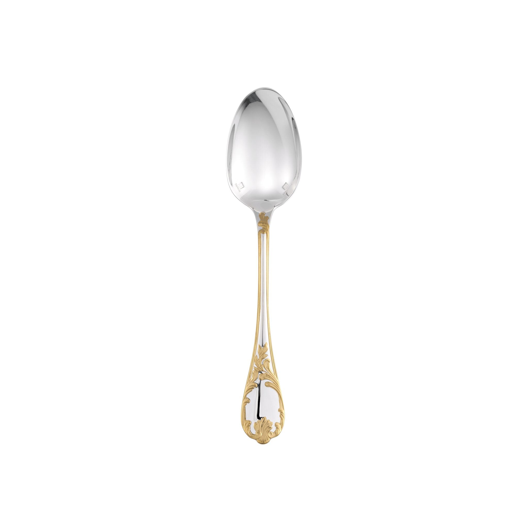 Christofle Silver-Plated Table Spoon in silver-plate on a white background