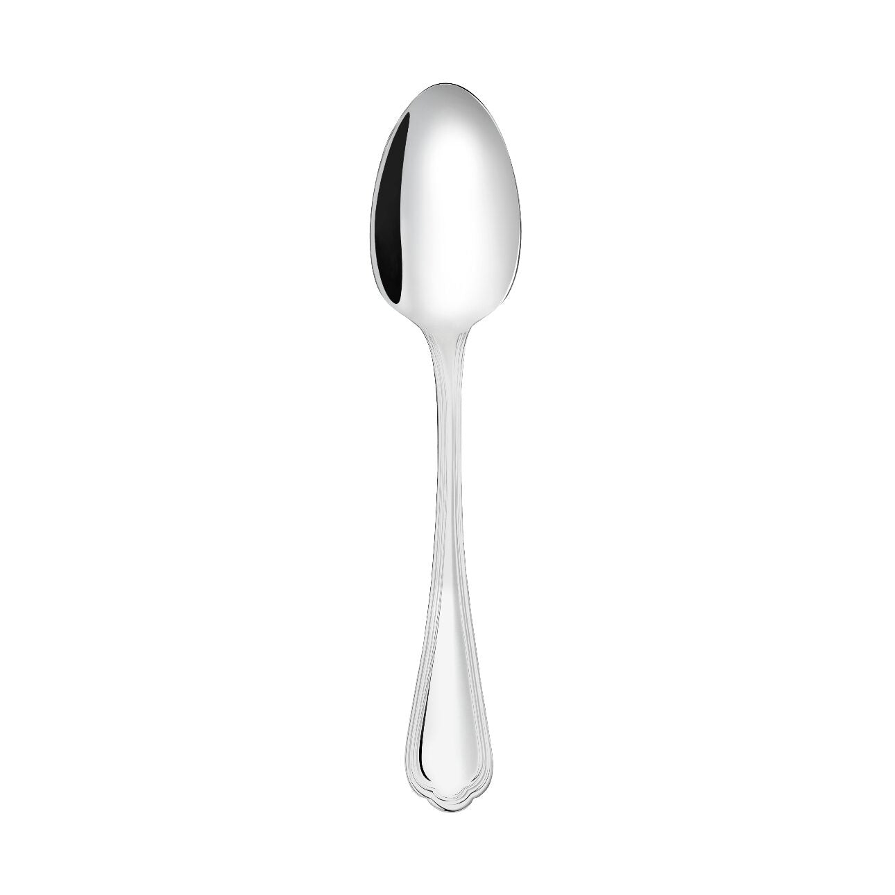 Christofle Spatours Silver-Plated Table Spoon in silver-plate on a white background