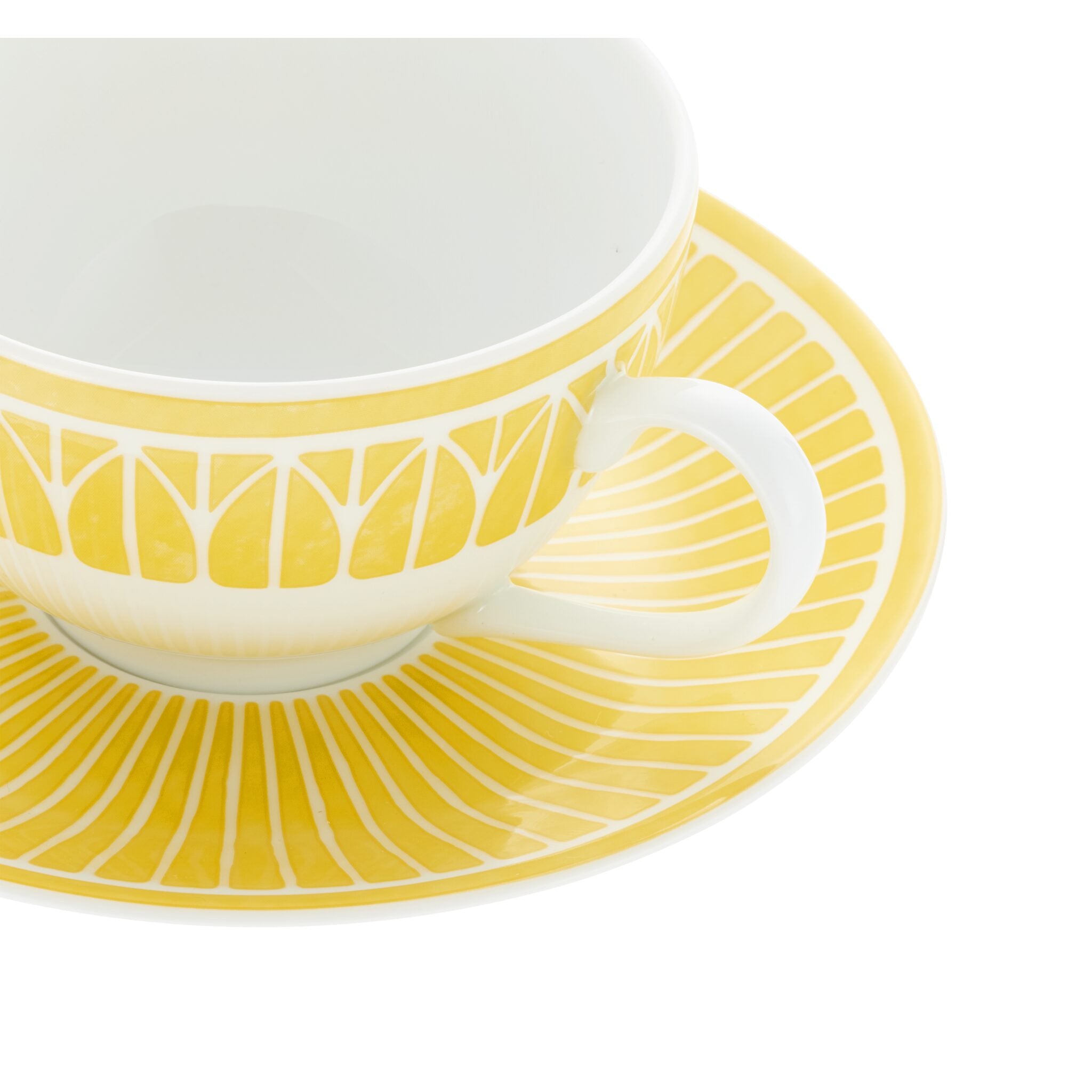 Christofle Malmaison Porcelain Tea/Coffee Cup and Saucer — additional view