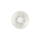 Christofle Malmaison Porcelain Tea Cup and Saucers Gold Finish — additional view