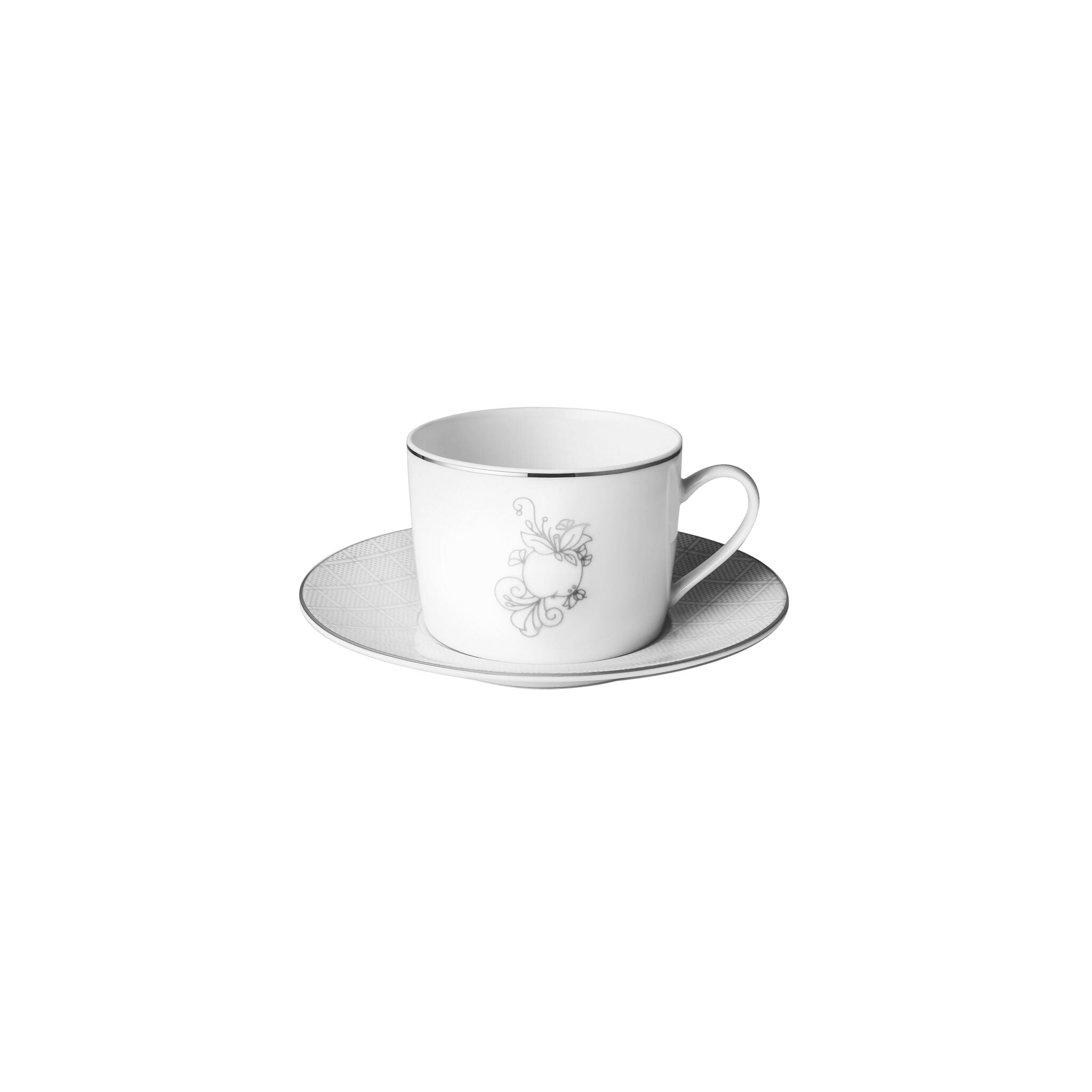 Christofle Porcelain Tea/Coffee Cup & Saucer — additional view