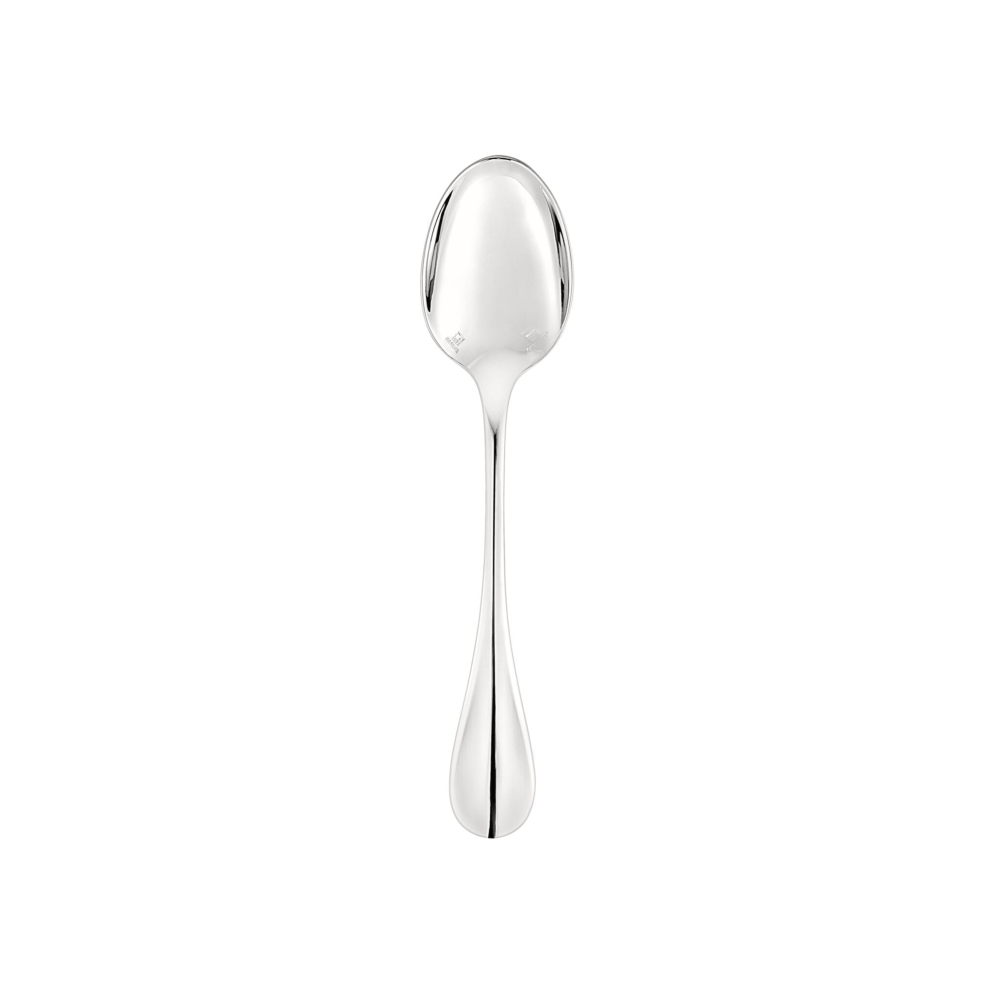 Christofle Fidelio Silver-Plated Tea Spoon in silver-plate on a white background