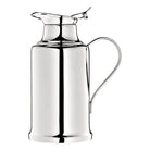 Christofle Albi Silver-Plated Insulated Thermos, Large in silver-plate on a white background