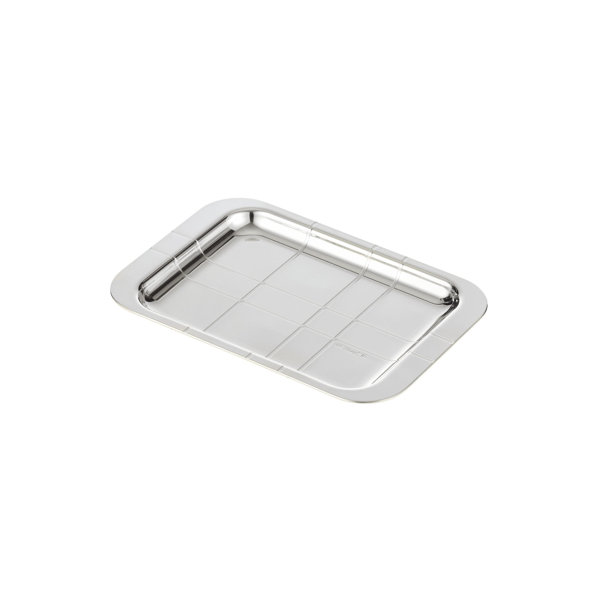 Christofle Graphik Silver-Plated Rectangular Tray - 4 X 6 in — additional view