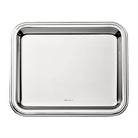 Christofle Albi Silver-Plated Tray 8 X 6 in in silver-plate on a white background
