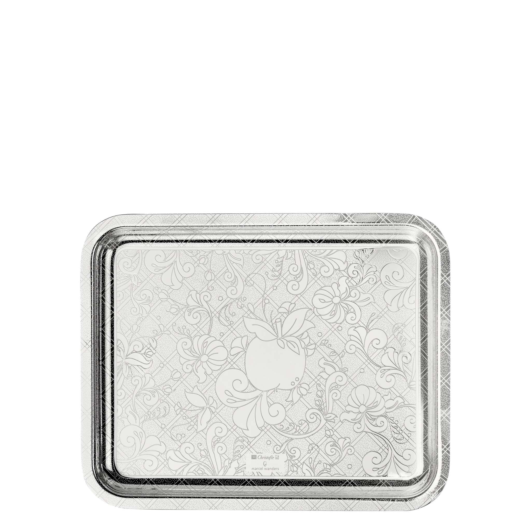 Christofle Jardin d'Eden Silver-Plated Rectangular Tray 8 X 6 in — additional view