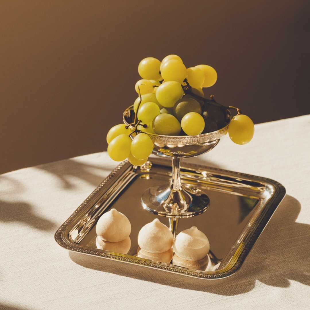 Christofle Malmaison Silver-Plated Rectangular Tray - 8 X 6 in — additional view