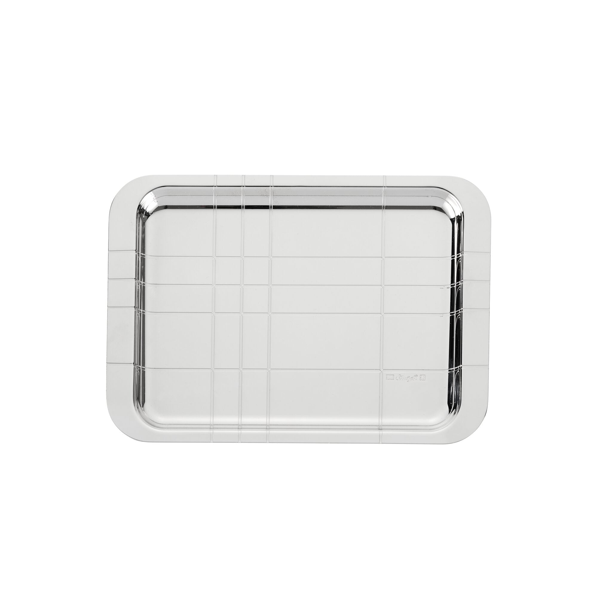 Christofle Graphik Silver-Plated Rectangular Tray - 8 X 6 in — additional view