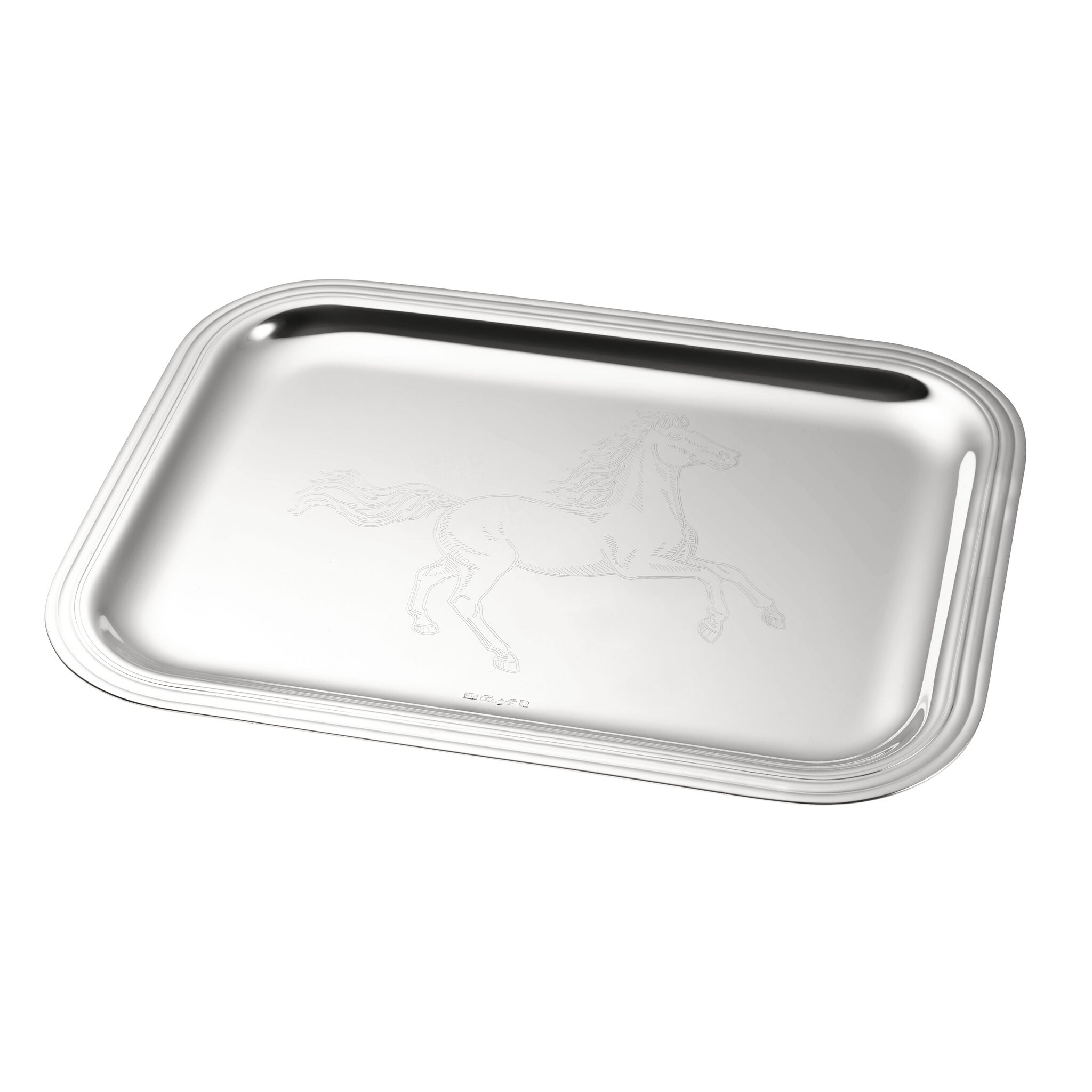 Christofle Silver-Plated Lunar New Year 2026 Horse Tray - 8 X 10 in — additional view