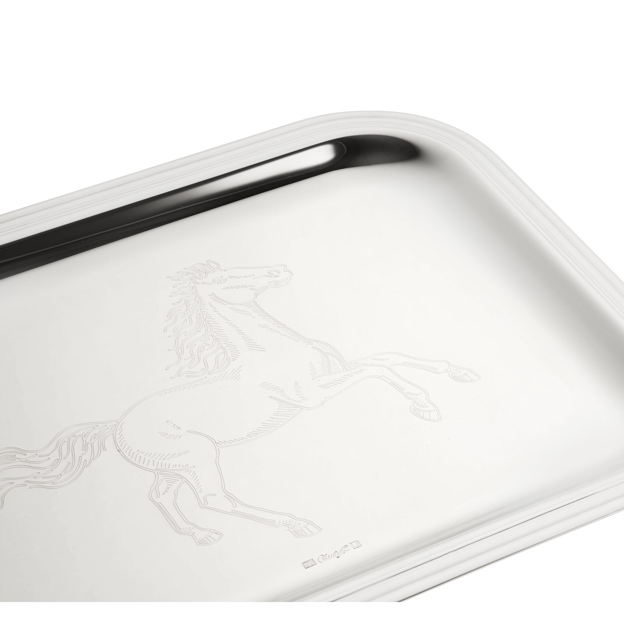 Christofle Silver-Plated Lunar New Year 2026 Horse Tray - 8 X 10 in — additional view
