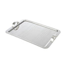 Christofle Graphik Silver-Plated Rectangular Tray - 18 X 13 in in silver-plate on a white background