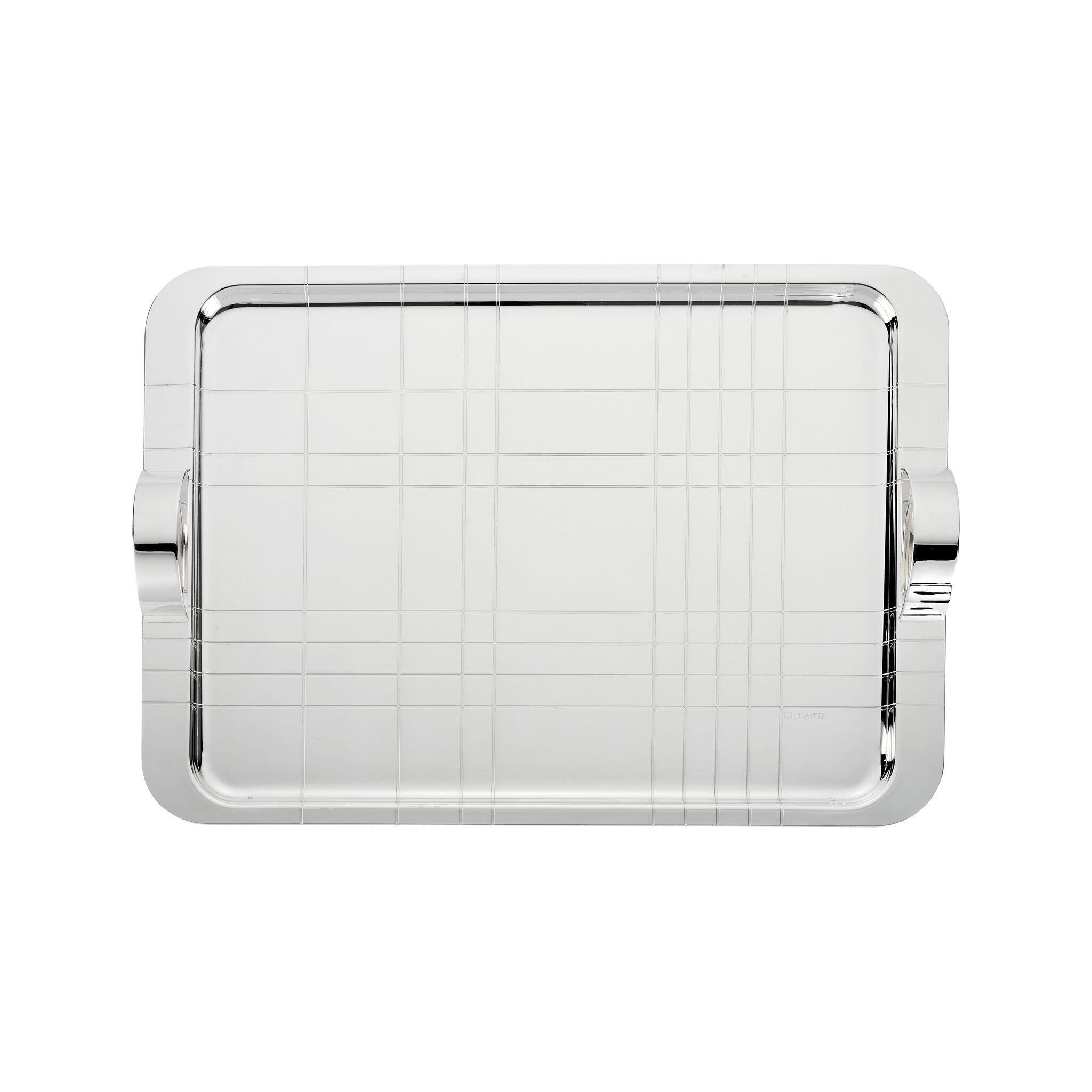 Christofle Graphik Silver-Plated Rectangular Tray - 18 X 13 in — additional view